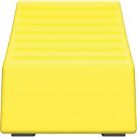 Cale de roue ultra-robuste pour l'exploitation mini&egrave;re Checkers Safety sans support, PEHD, Jaune, 14-1/2" la x 17-1/2" p x 16" h Duraquip Inc