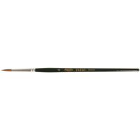 Pinceau d'artiste, Largeur de la brosse de 1/8", Martre rouge, Manche &agrave; Bois Duraquip Inc