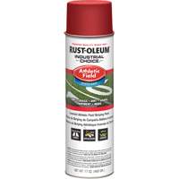 AF1600 Athletic Field Striping Paint, Red, Aerosol Can Duraquip Inc
