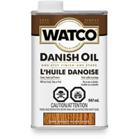 Huile danoise Watco, 947 ml, Noyer fonc&eacute;, Transparent Duraquip Inc