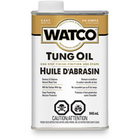 Watco&reg; Tung Oil, 946 ml, Clear, Transparent Duraquip Inc