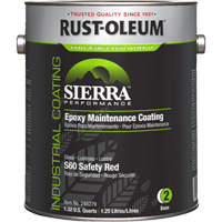 Sierra Performance S60 Maintenance Coating Base Component, 1 gal., Water-Based, Gloss, Red Duraquip Inc