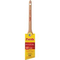 Syntox Angular Brush, Synthetic, Wood Handle, 2" Width Duraquip Inc