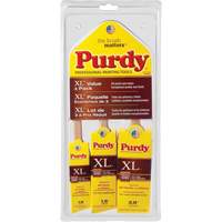 XL Paint Brush Multi-Pack, Poly/Nylon, Wood Handle Duraquip Inc