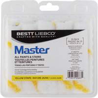 Master Yellow Stripe Mini Roller, 10 mm (3/8") Nap, 101.6 mm (4") L Duraquip Inc