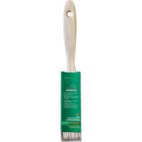 One Coat Trim & Wall Brush, White China, Wood Handle, 1" Width Duraquip Inc