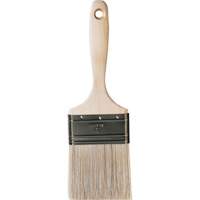 One Coat Trim & Wall Brush, White China, Wood Handle, 3" Width Duraquip Inc