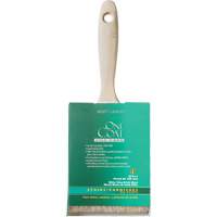 One Coat Trim & Wall Brush, White China, Wood Handle, 4" Width Duraquip Inc