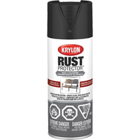Rust Protector&reg; Rust Converter Primer, Black Primer, Very Flat, 12 oz., Aerosol Can Duraquip Inc