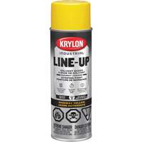 Industrial Line-Up Striping Spray Paint, Yellow, 18 oz., Aerosol Can KR770 | Duraquip Inc