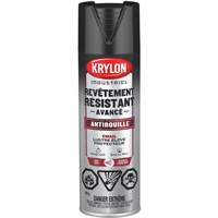 Peinture Tough Coat avec technologie Rust Barrier, Noir, Tr&egrave;s brillant, 425 g, Canette a&eacute;rosol Duraquip Inc