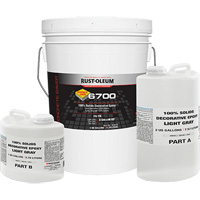 6700 100% Solids Decorative Epoxy, 3 gal., Epoxy-Based, High-Gloss, Grey Duraquip Inc