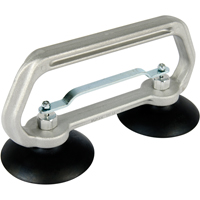 Appareils &agrave; ventouses - Ventouse double industrielle, 50 lb Capacit&eacute;, 4", Barre &agrave; tirer, 10" Longueur de la manche Duraquip Inc