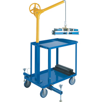 Hauts crochets élévateurs industriels avec chariot mobile, Capacité 500 lb (0,25 tonne) LS954 | Duraquip Inc