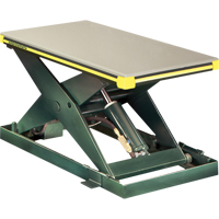 Table &eacute;l&eacute;vatrice hydraulique &agrave; ciseaux Backsaver, Acier, 24" la x 48" lo, Capacit&eacute; 2000 lb Duraquip Inc