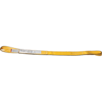Polyester Slings, Single Ply, Twisted Eye, Type 4, 1" W x 3' L, 1600 lbs. Vertical Cap. Duraquip Inc