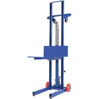 Hydraulic Platform Lift Stacker, Foot Pump Operated, 400 lbs. Capacity, 51-1/8" Max Lift Duraquip Inc