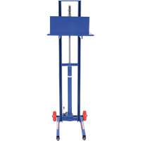 Hydraulic Platform Lift Stacker, Foot Pump Operated, 400 lbs. Capacity, 51-1/8" Max Lift Duraquip Inc