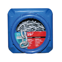 Chaînes galvanis&eacute;es par immersion &agrave; chaud, Acier au carbone, 3/8" x 45' (13,7 m) l, Calibre 30, Charge d'utilisation 2650 lb (1,325 tonne) Duraquip Inc