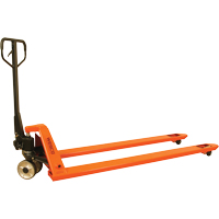 Long Fork Pallet Truck, 70" L x 27" W, 4400 lbs. Capacity Duraquip Inc