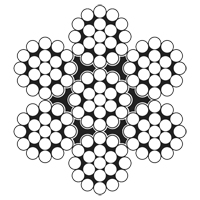 Wire Rope Cable, 100' (30.5 m) x 3/32", 1000 lbs. (0.5 tons), Galvanized Duraquip Inc