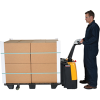 Fully Powered Electric Pallet Truck, 3000 lbs. Cap., 47" L x 25" W Duraquip Inc