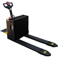 Fully Powered Electric Pallet Truck With  Stand-On Platform, 4500 lbs. Cap., 48" L x 30.25" W Duraquip Inc