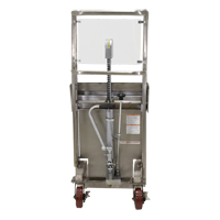 Hefti-Lift Load Stacker, Foot Pump Operated, 450 lbs. Capacity, 45-5/8" Max Lift Duraquip Inc