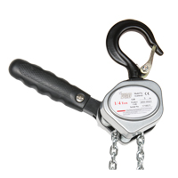 Mini Lever Hoist, 5' Lift, 500 lbs. (0.25 tons) Capacity, Zinc Plated Chain Duraquip Inc