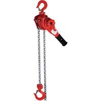 VQ Super Series Lever Hoist, 5' Lift, 2200 lbs. (1.1 tons) Capacity, Grade 100 Alloy Chain Duraquip Inc