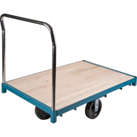 Heavy-Duty Platform Truck, 48" L x 24" W, 2500 lbs. Capacity, Nylon Casters Duraquip Inc