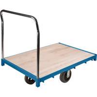 Heavy-Duty Platform Truck, 48" L x 24" W, 2000 lbs. Capacity, Rubber Casters Duraquip Inc