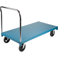 Heavy-Duty Platform Truck, 60" L x 30" W, 2000 lbs. Capacity, Rubber Casters Duraquip Inc