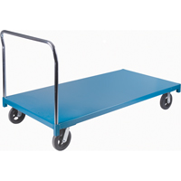 Heavy-Duty Platform Truck, 72" L x 36" W, 2000 lbs. Capacity, Rubber Casters Duraquip Inc