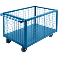 Caisson en treillis m&eacute;tallique, Acier, 39" lo x 24" la x 31,5" h, Volume 12 pi³, Capacit&eacute; 1200 lb Duraquip Inc