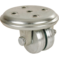 Low Level Casters, Swivel, 2" (51 mm), Cast Iron, 600 lbs. (272 kg.) Duraquip Inc