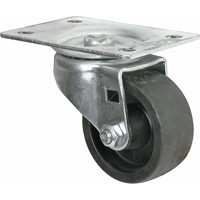 Light-Duty Caster, Swivel, 2-1/2" (63.5 mm), Polyolefin, 200 lbs. (91 kg.) Duraquip Inc