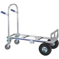 Cobra Jr. Series Convertible Hand Truck, Aluminum, 1200 lbs. Capacity Duraquip Inc