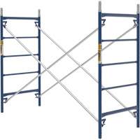 Scaffolding, Steel Frame, 30" D x 60" H Duraquip Inc