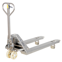 Pallet Truck, Stainless Steel, 48" L x 27" W, 5500 lbs. Capacity Duraquip Inc