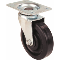 Light-Duty Caster, Swivel, 3" (76 mm), Polyolefin, 250 lbs. (113 kg.) Duraquip Inc