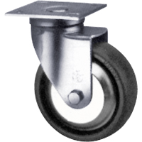 Heavy-Duty Caster, Swivel, 4" (101.6 mm), Neoprene, 500 lbs. (227 kg.) Duraquip Inc