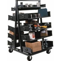 Adjust-A-Tray Trucks, 30" x 38" x 64", 2500 lbs. Capacity Duraquip Inc