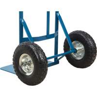 All-Welded Hand Truck, Dual Handle, Steel, 46" Height, 600 lbs. Capacity Duraquip Inc
