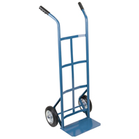 All-Welded Hand Truck, Dual Handle, Steel, 48" Height, 600 lbs. Capacity Duraquip Inc