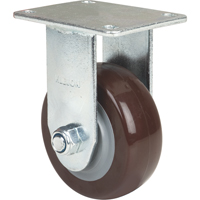 Roulette, Fixe, 4" (101,6 mm), Polyur&eacute;thane, 440 lb (199,58 kg) Duraquip Inc