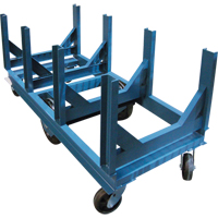 Bar Cradle Truck, 60" L x 28" W x 29" H, 5000 lbs. Capacity, Phenolic Wheels Duraquip Inc