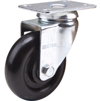Caster, Swivel, 4" (101.6 mm), Polyolefin, 250 lbs. (113 kg.) Duraquip Inc
