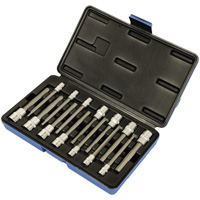 Jeu de douilles SAE/m&eacute;triques, Hexagonale, Prise 1/4"/3/8", 14 mr Duraquip Inc