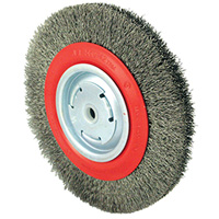 101G-2M Medium Wire Wheel, 8" Dia., 0.014" Fill, 1/2" - 2" Arbor Duraquip Inc